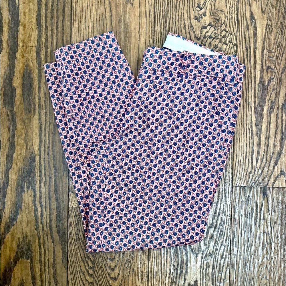 J. Crew Patterned Cafe Capri Pants